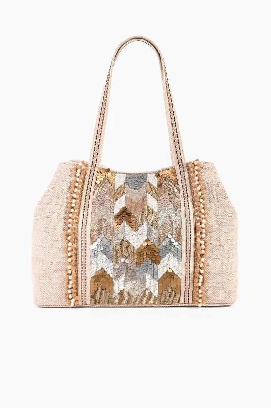 AB21-410 Hand Beaded Caroline Embellished Tote