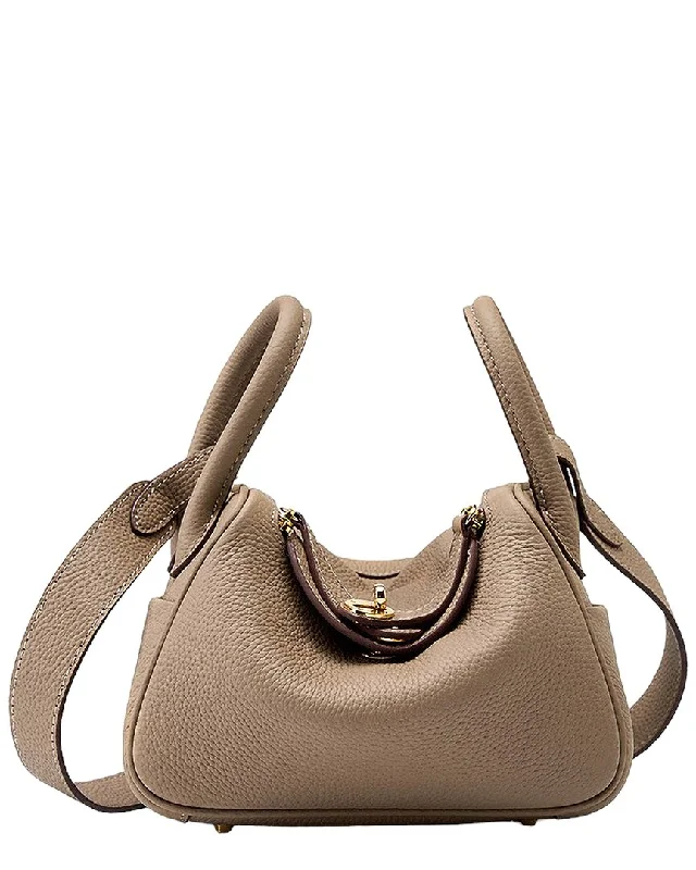 Adele Berto Leather Shoulder Bag