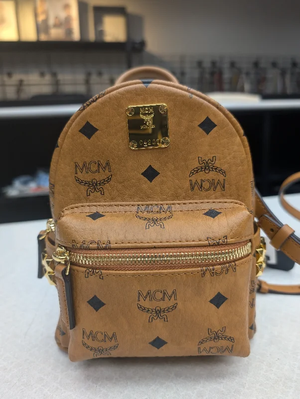 Backpack Luxury Designer By Mcm, Size: Small