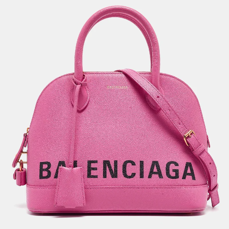 Balenciaga Leather Small Ville Satchel