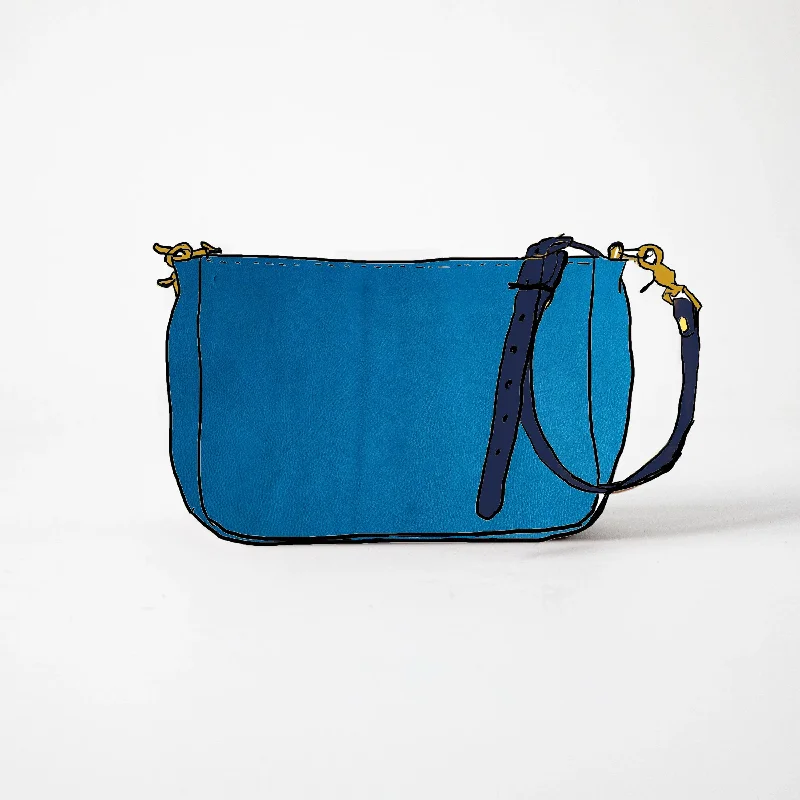 Cerulean Cypress Crossbody Bag