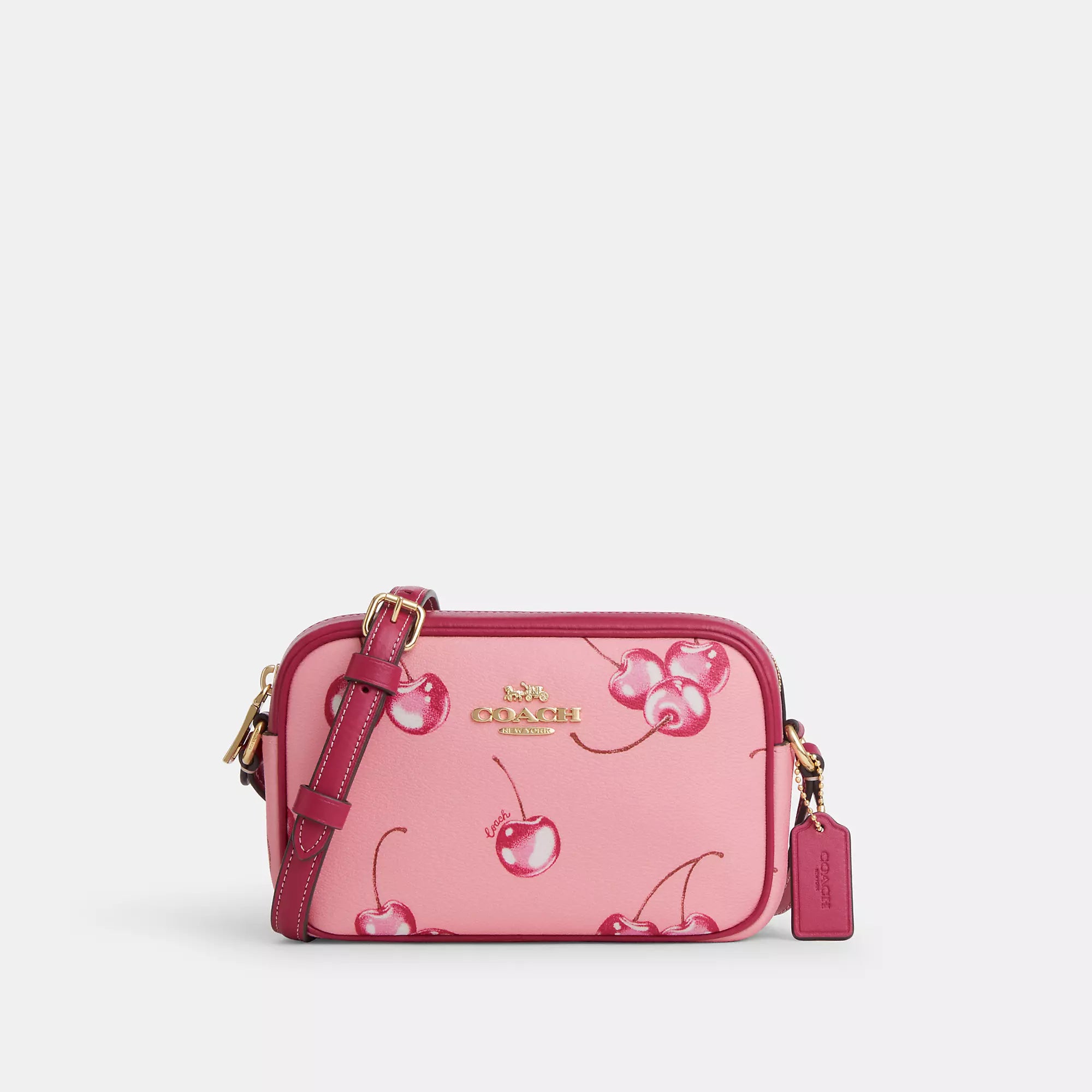 Coach Outlet Mini Jamie Camera Bag With Cherry Print