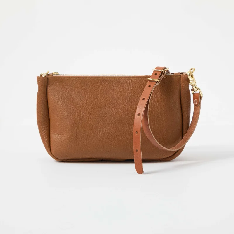 Cognac Cypress Crossbody Bag