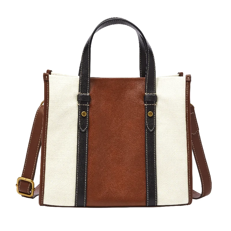 Fossil Women's Kingston Cotton Canvas Satchel