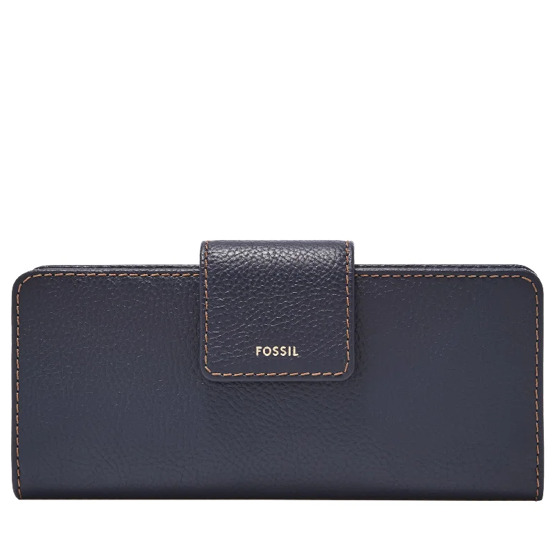 Fossil Women's Madison LiteHide Leather Tab Clutch