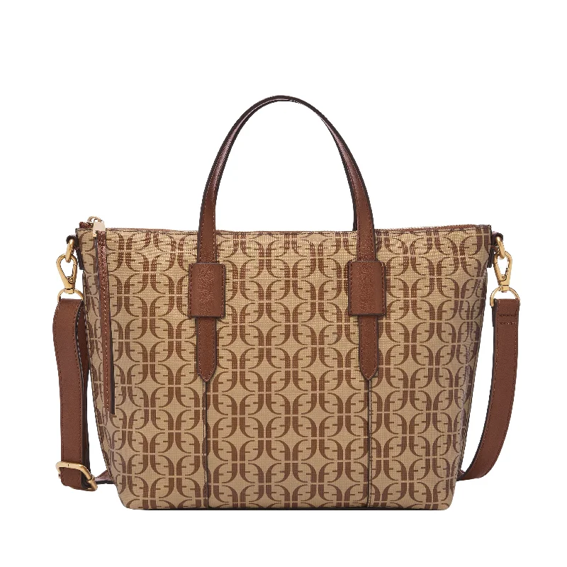 Fossil Women's Skylar Printed Polyurethane Satchel