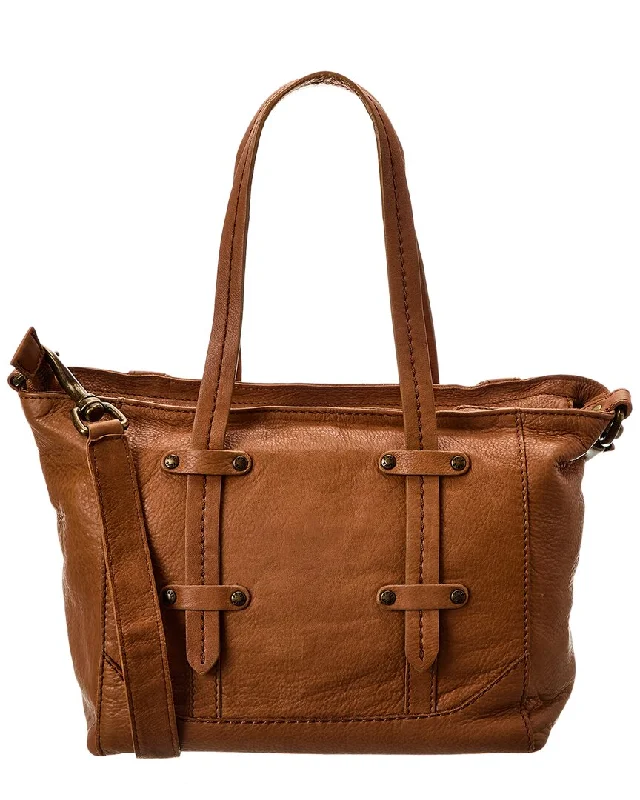 Frye Ayla Leather Satchel, Brown