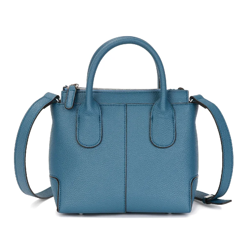 Full-Grain Leather Top-Handles Crossbody/Shoulder Bag