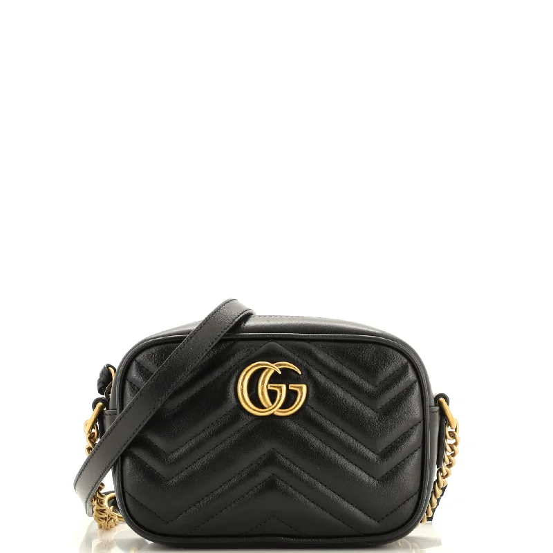 GG Marmont Shoulder Bag Matelasse Leather Mini