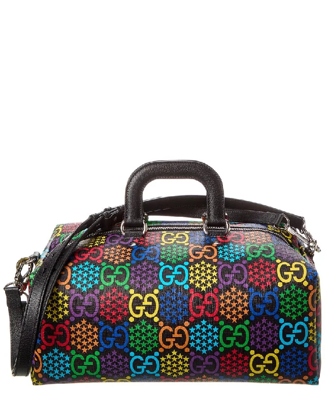 Gucci GG Psychedelic Canvas & Leather Backpack