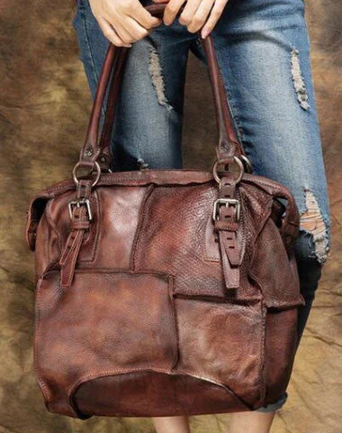 Handmade Leather handbag purse shoulder bag for women leather