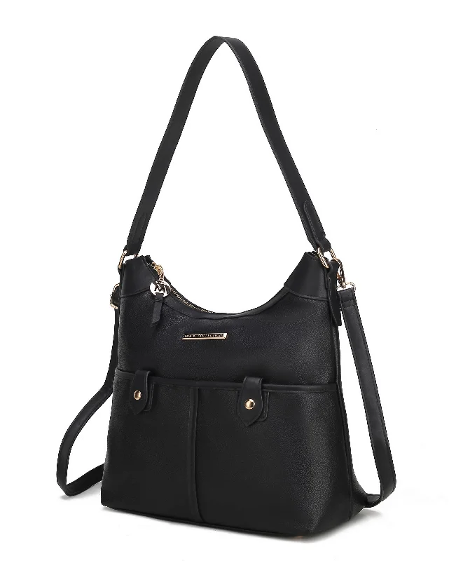 Harper Vegan Color Block Leather Women’s Shoulder Bag