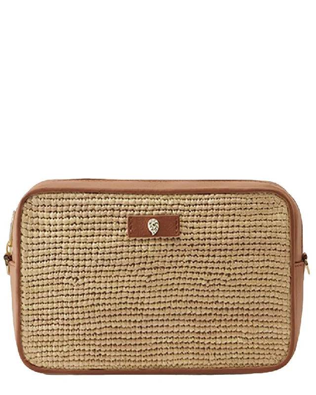 Helen Kaminski Lucella Straw Clutch