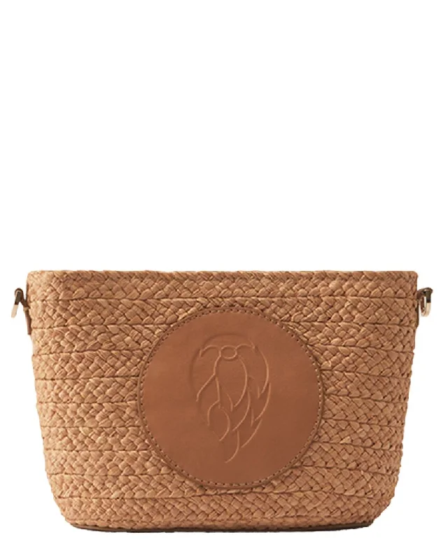 Helen Kaminski Luna Straw Clutch