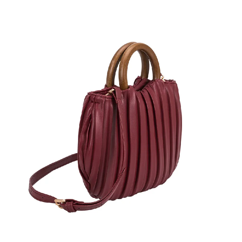 Kate Burgundy Small Crossbody Bag