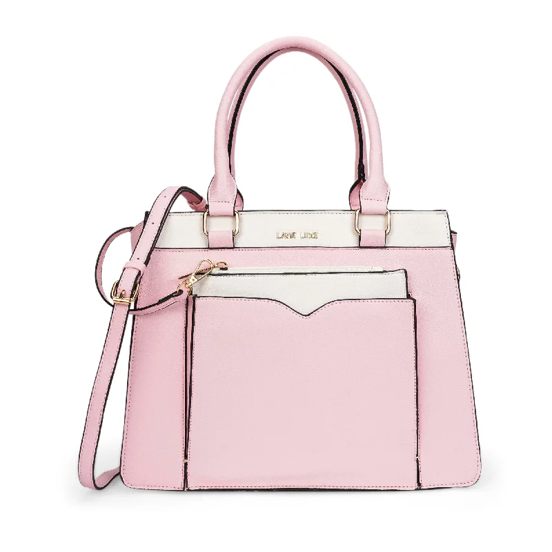 Lavie Luxe Light Pink Medium Women's Yalon23 Satchel Bag