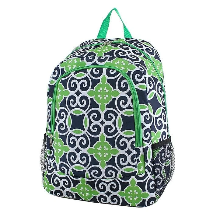 LBP-N-1505 Green Swirl Backpack