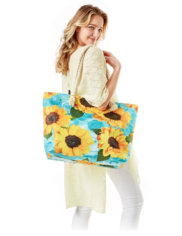 LOA352 Sunflower Beach Tote