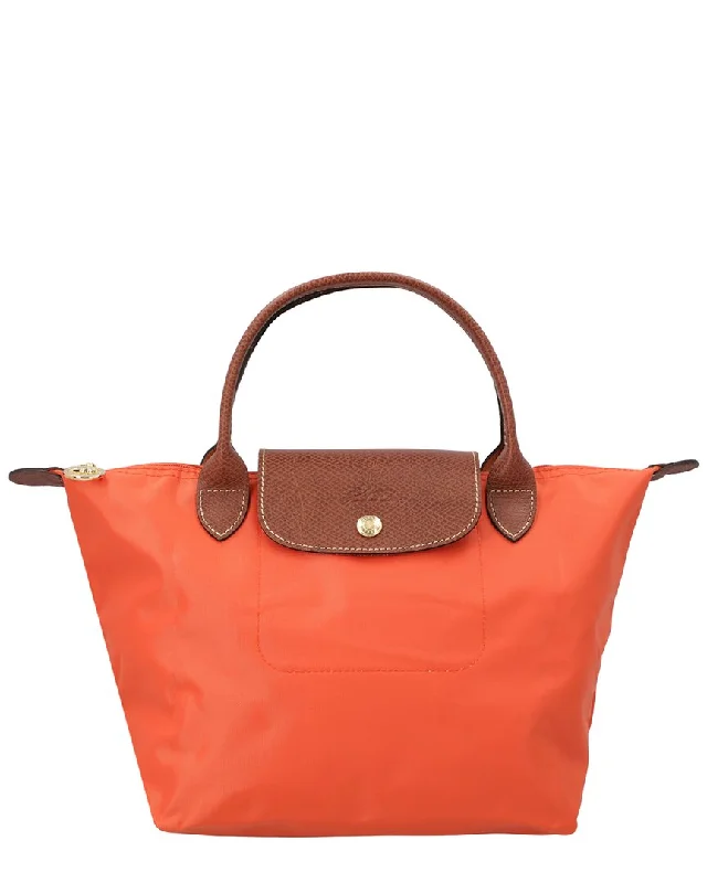 Longchamp Le Pliage Original Small Canvas & Leather Tote