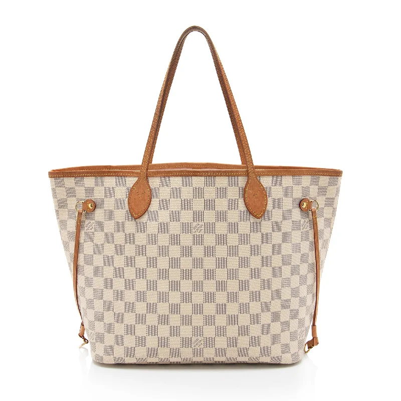 Louis Vuitton Damier Azur Neverfull MM Tote