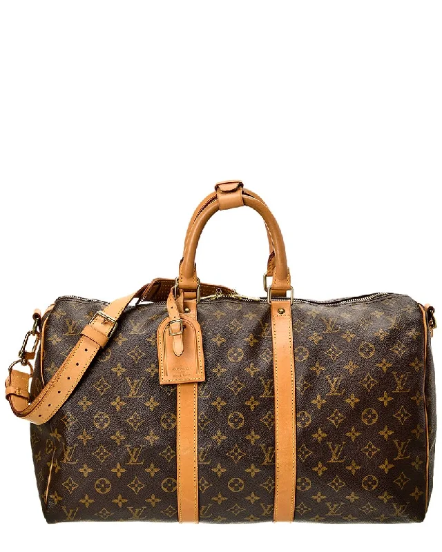 Louis Vuitton Monogram Canvas Keepall 45 Bandouliere (Authentic Pre-Owned)