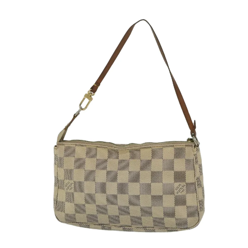 Louis Vuitton Pochette Accessoire  Canvas Clutch Bag (Pre-Owned)