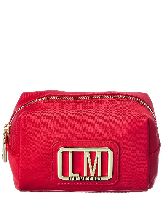 Love Moschino Logo Mini Nylon Pouch