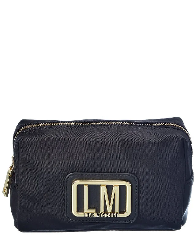 Love Moschino Logo Mini Nylon Pouch