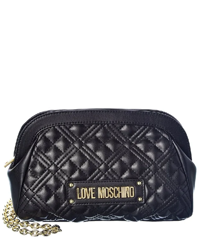 Love Moschino Quilted Clutch