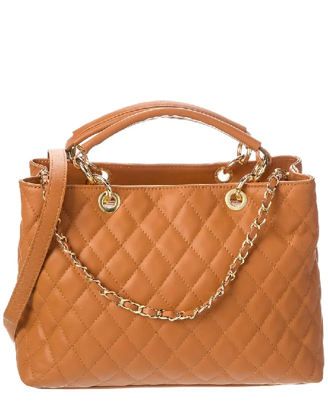 Persaman New York Aurora Quilted Leather Tote