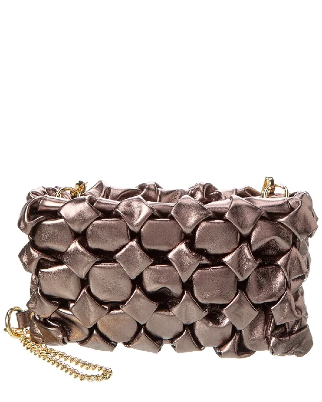 Persaman New York Lucy Leather Clutch