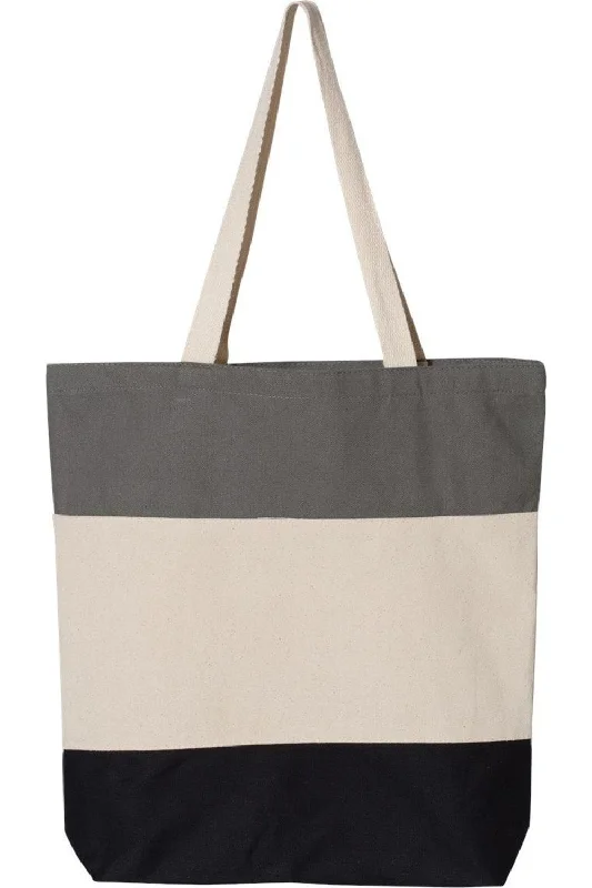 Q-Tees 11L Tri-Color Tote