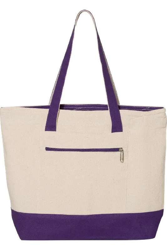 Q-Tees 19L Zippered Tote