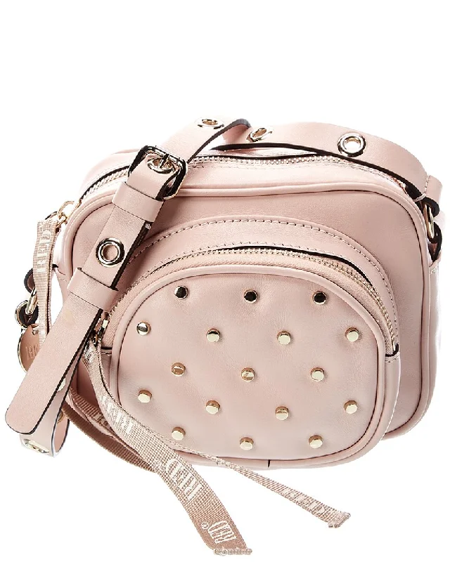 RED Valentino Double Disco Leather Crossbody