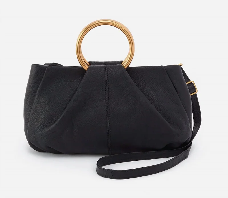 Sheila Hard Ring Satchel In Black