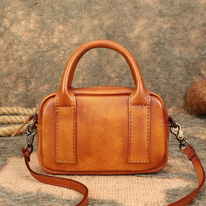 Small Over the Shoulder Purse Genuine Leather Crossbody Bags