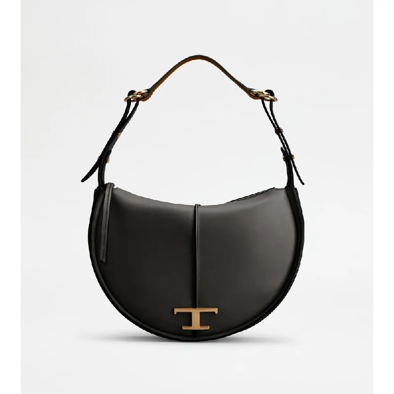 T Timeless Hobo Bag in Leather Medium