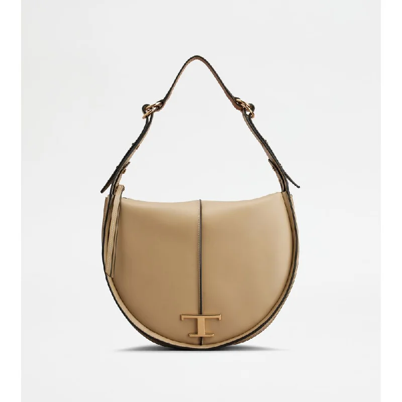 T Timeless Hobo Bag in leather medium