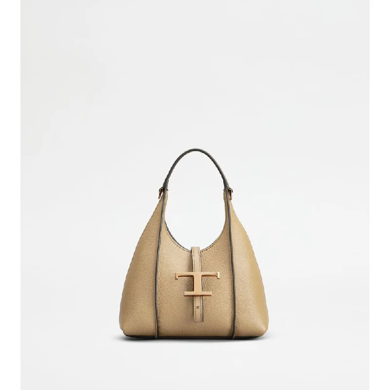 T Timeless Hobo Bag in leather micro