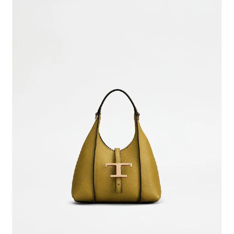 T Timeless Hobo Bag in leather micro