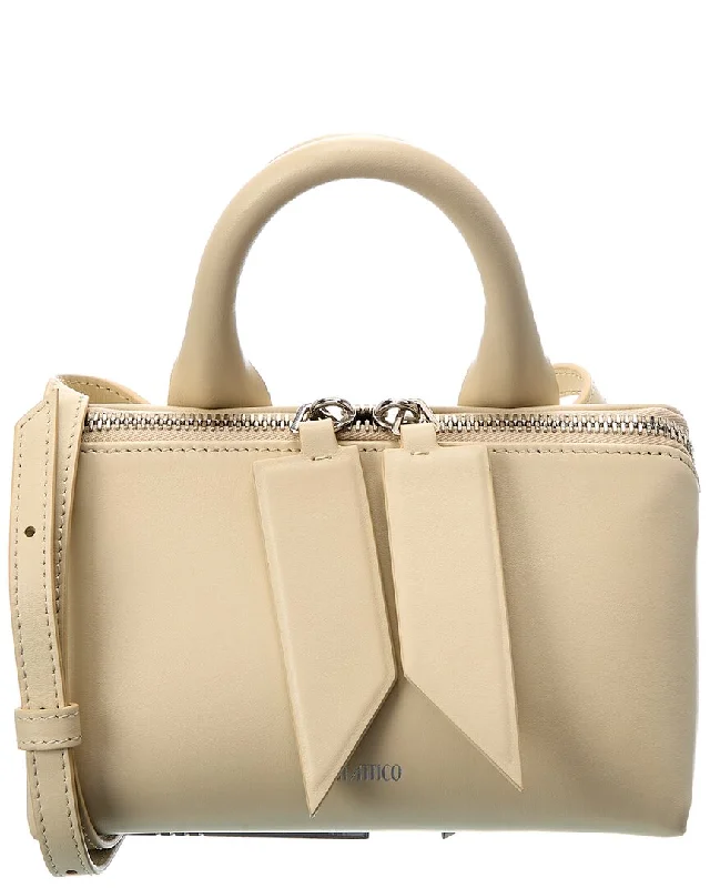 The Attico Friday Mini Leather Shoulder Bag