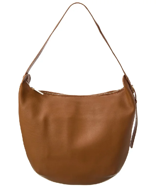 The Row Allie N/S Leather Hobo Bag