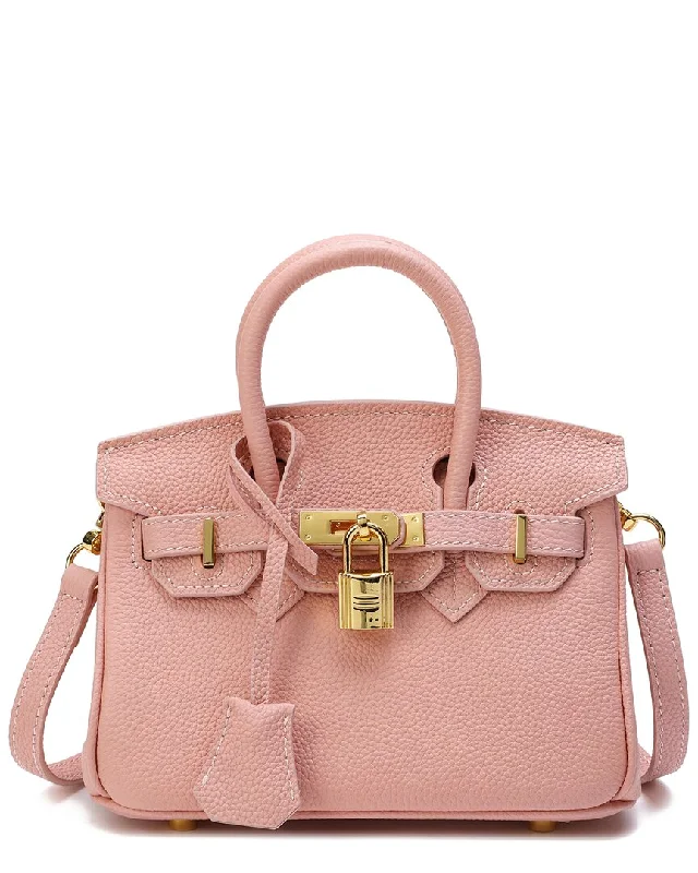 Tiffany & Fred Jane Leather Satchel