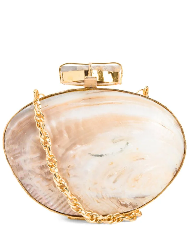 Tiramisu Coquina Minaudiere Box Clutch