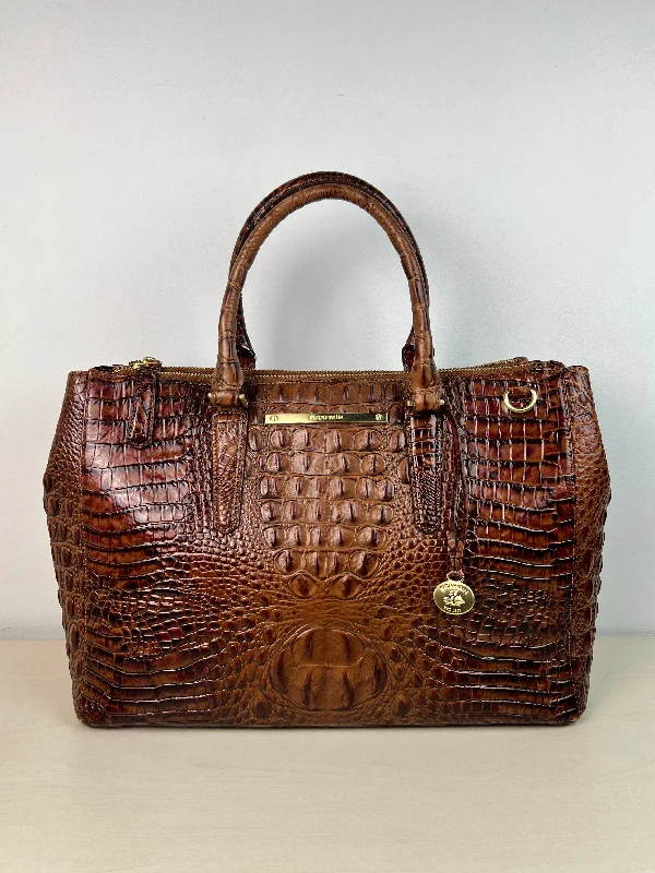 Tote Designer By Brahmin, Size: Large