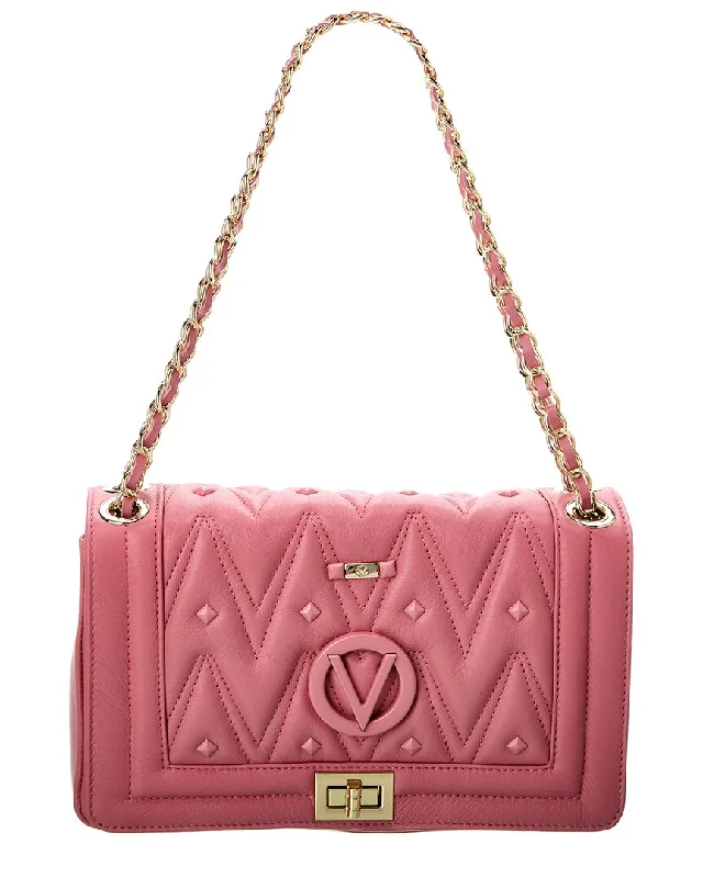 Valentino by Mario Valentino Alice Diamond Leather Shoulder Bag