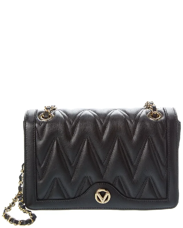 Valentino by Mario Valentino Auror Diamond Leather Shoulder Bag