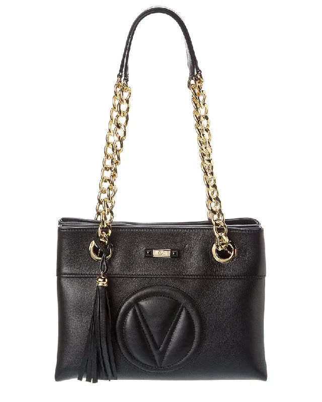 Valentino by Mario Valentino Kali Signature Leather Shoulder Bag