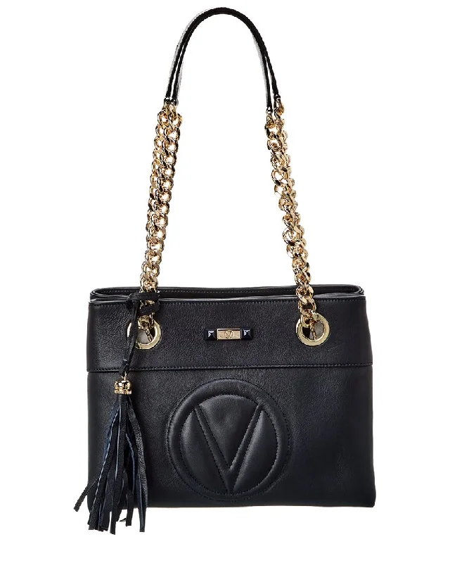 Valentino by Mario Valentino Kali Signature Leather Shoulder Bag