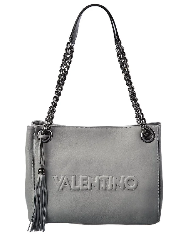 Valentino by Mario Valentino Luisa Embossed Leather Shoulder Bag